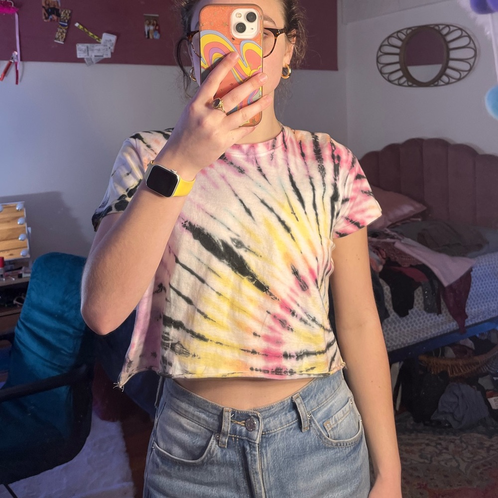 Prince Peter Tie Dye Cropped T-Shirt